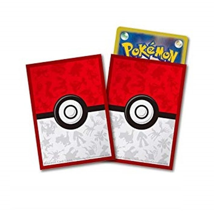 モンスターボール柄 レッドver. デッキシールド 32枚入り×2セット 新品】ポケモンカードゲーム デッキシールド モンスターボール柄