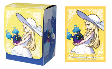 リーリエ デッキシールド デッキケース セット ポケセン限定 リーリエ デッキシールド デッキケース セット ポケセン限定