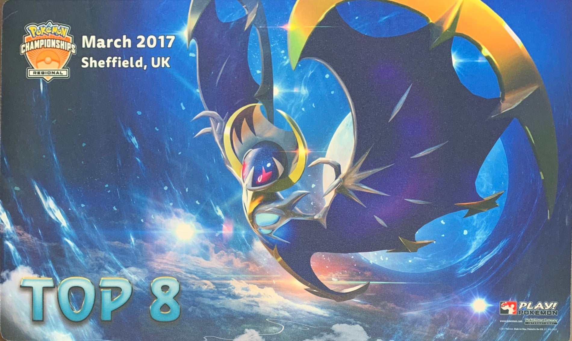 レシラム&リザードンgx プレイマット top8 ポケモンカード 英語版 海外