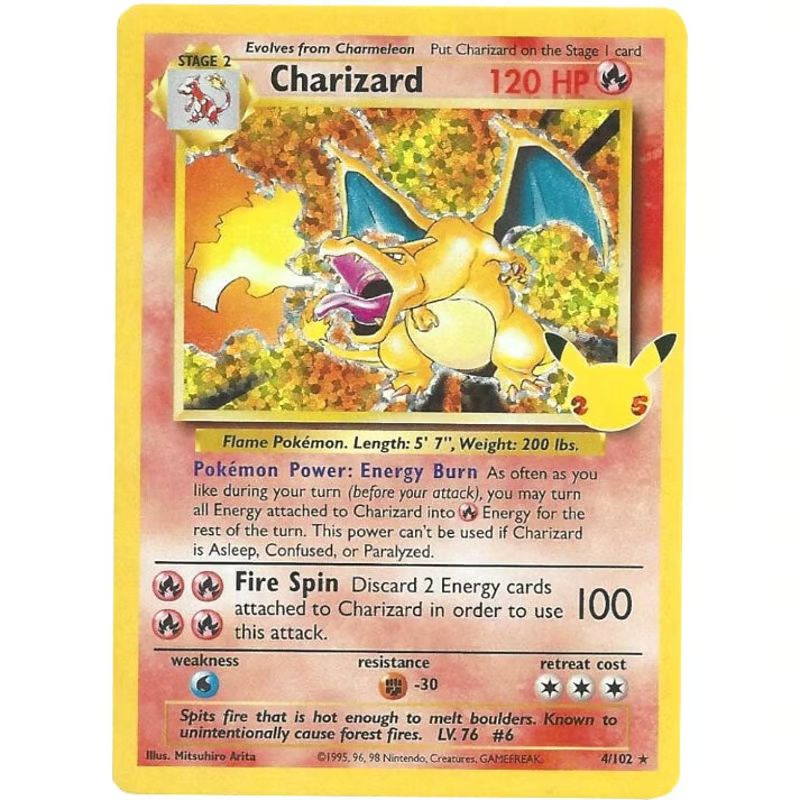 PSA10)英語版)リザードン CEL 4/102 Charizard