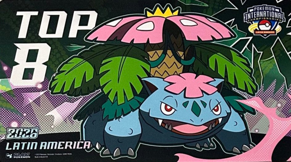 ポケモンカードゲーム ラバープレイマット 海外版 LAIC2026 TOP8 メガ