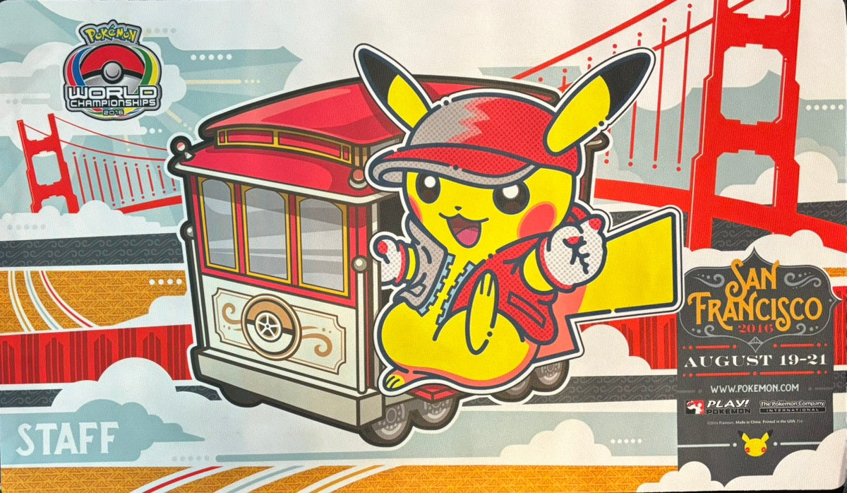 状態A】ポケモンカードゲーム ラバープレイマット 海外版 WCS2016