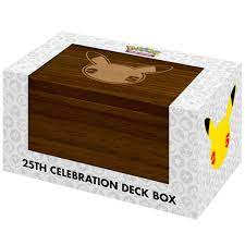 Pokemon Card Game Sword ＆ Shield 25th Celebration Deck Box ポケモンカードゲーム ソード＆シールド 25周年記念木製デッキケース