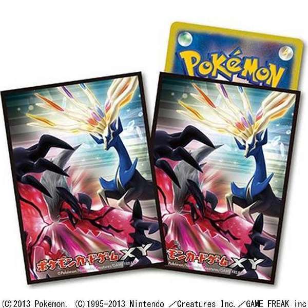 【新品】ポケモンカードゲーム デッキシールド ゼルネアス・イベルタル 32枚入り 2セット