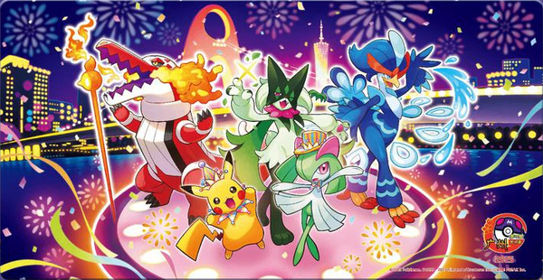 【新品】ポケモンカードゲーム ラバープレイマット 海外版 広州マスターズ2025