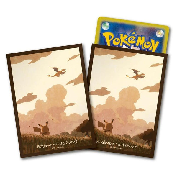 【新品】ポケモンカードゲーム デッキシールド ピカチュウと空