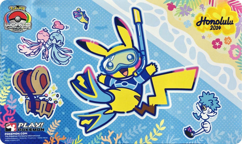 ポケモンカードゲーム ラバープレイマット 海外版 WCS2024 ホノルル サイドイベント