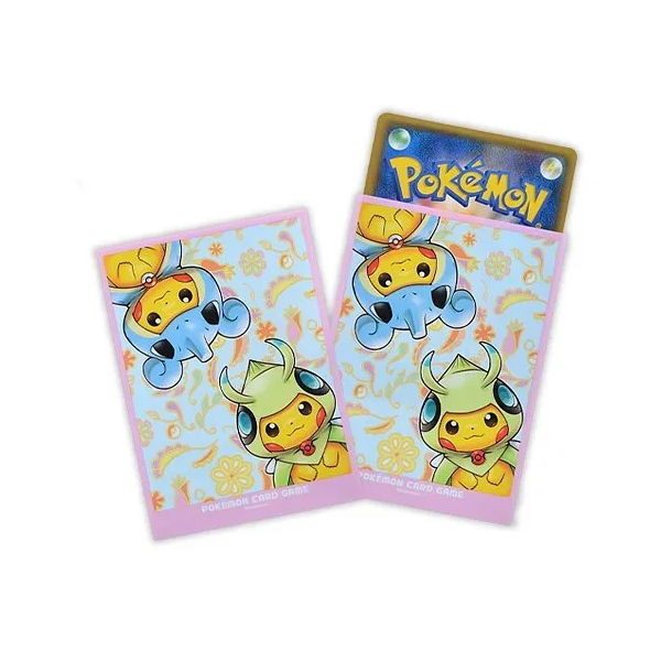【新品】ポケモンカードゲーム デッキシールド 海外版 Poncho Pokemon Center SG 1year anniversary
