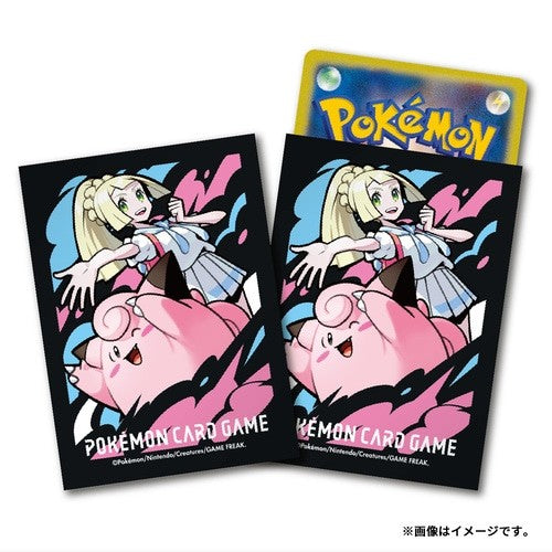 【新品】ポケモンカードゲーム デッキシールド リーリエ＆ピッピ