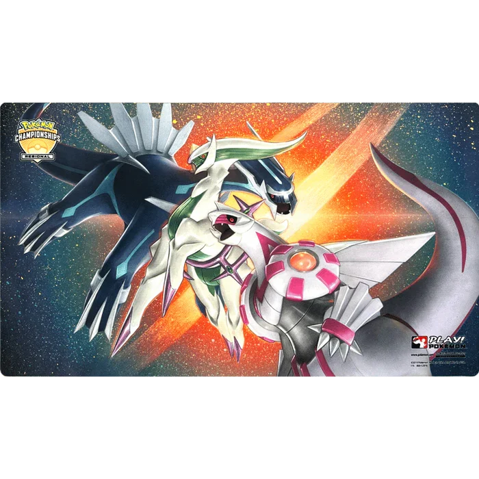 【状態A-】ポケモンカードゲーム ラバープレイマット 海外版 アルセウス＆ディアルガ＆パルキア