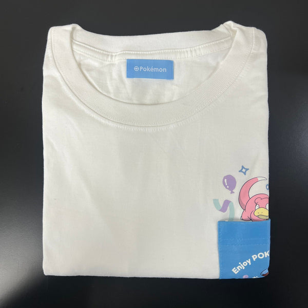 【フリーサイズ】Tシャツ 白 Enjoy Pokēmon Town 2024