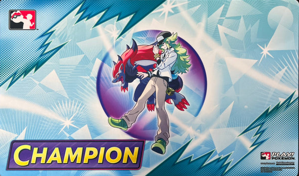 【状態A】ポケモンカードゲーム ラバープレイマット 海外版 Nのゾロアーク CHAMPION