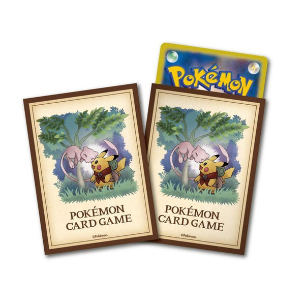 【状態A-】ポケモンカードゲーム デッキシールド PIKACHU ADVENTURE PIKACHU & MEW