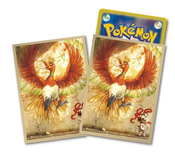 【新品】ポケモンカードゲーム デッキシールド ドーブルとホウオウ 32枚入り