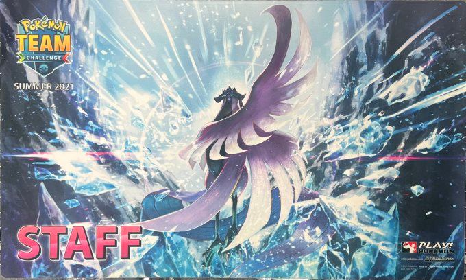 【状態A-】ポケモンカードゲーム ラバープレイマット 海外版 ガラルフリーザー STAFF