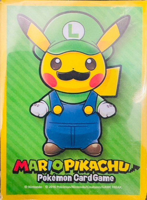 【新品】ポケモンカードゲーム デッキシールド ルイージピカチュウ