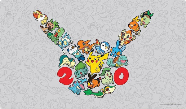 【新品】ポケモンカードゲーム ラバープレイマット 海外版 20th Celebration 御三家