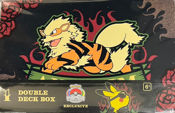 【新品】ポケモンカードゲーム ダブルデッキケース 海外版 WCS2025 アナハイム ウインディ