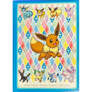 【新品】ポケモンカードゲーム デッキシールド 海外版 Eevee Prismatic イーブイ 青
