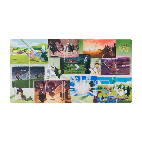 【新品】ポケモンカードゲーム ラバープレイマット カモネギ三葱隊ものがたり