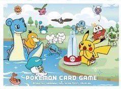 【新品】ポケモンカードゲーム デッキシールド 海外版 Pokemon Town picnic ver.