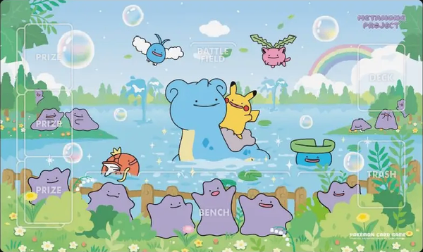 【新品】ポケモンカードゲーム ラバープレイマット 海外版 METAMONG PROJECT メタモン
