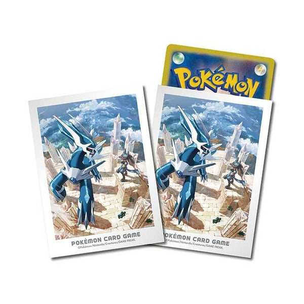 【新品】ポケモンカードゲーム デッキシールド シンオウの冒険 ディアルガ&ルカリオ