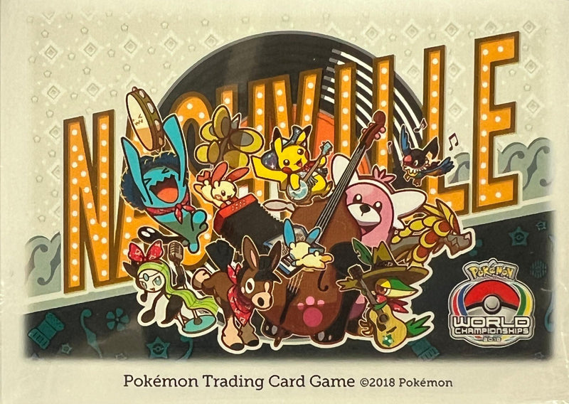 【新品】ポケモンカードゲーム デッキシールド 海外版 WCS2018 ナッシュビル