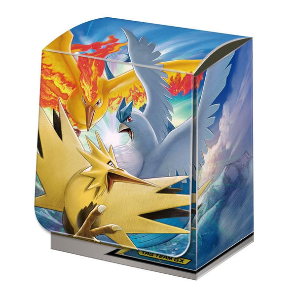【新品】ポケモンカードゲーム デッキケース ファイヤー&サンダー&フリーザー TAG TEAM GX