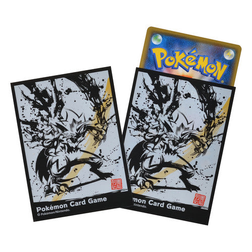 【新品】ポケモンカードゲーム デッキシールド 墨絵列伝 ゼラオラ