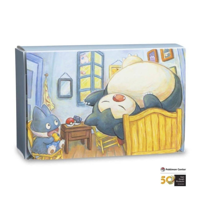 【新品】ポケモンカードゲーム デッキケース 海外版 POKEMON CENTER × VAN GOGH MUSEUM　(カビゴン ゴンベ)