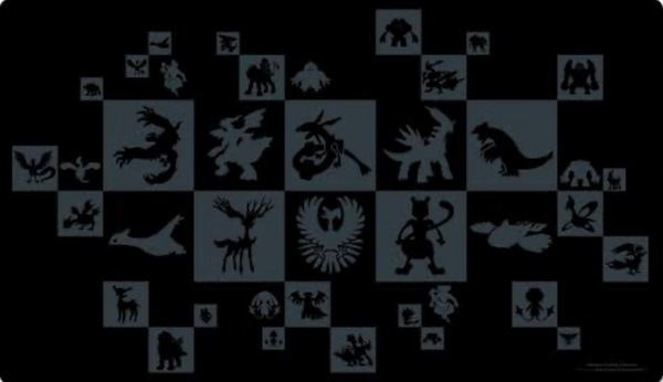 【状態B】ポケモンカードゲーム プレイマット 海外版 Legendary Pokemon Pattern