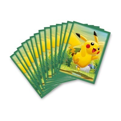 【新品】ポケモンカードゲーム デッキシールド 海外版 PIKACHU ADVENTURE