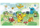 【新品】ポケモンカードゲーム ラバープレイマット 海外版 Enjoy POKEMON TOWN 緑