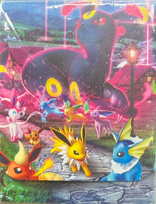 【状態A-】ポケモンカードゲーム デッキケース 海外版 イーブイヒーローズ