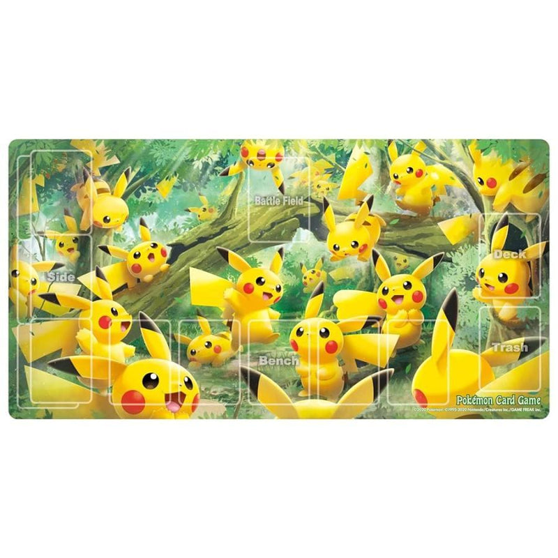 【新品】ポケモンカードゲーム ラバープレイマット ピカチュウの森