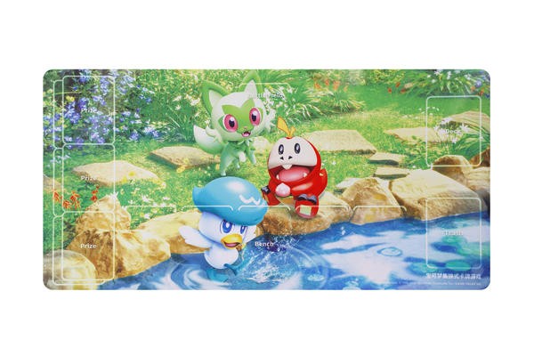 ポケモンカードゲーム ラバープレイマット 海外版 ニャオハ クワッス ホゲータ