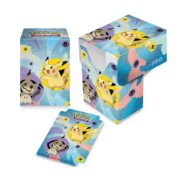 【新品】ポケモンカードゲーム デッキケース 海外版 Ultra Pro ピカチュウ ミミッキュ