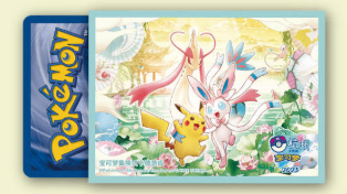 【新品】ポケモンカードゲーム デッキシールド 海外版 杭州マスターズ2025 ピカチュウ ニンフィア ミロカロス