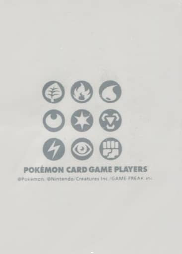 【新品】ポケモンカードゲーム オフィシャルプレイヤーズデッキシールド 銀/白 60枚