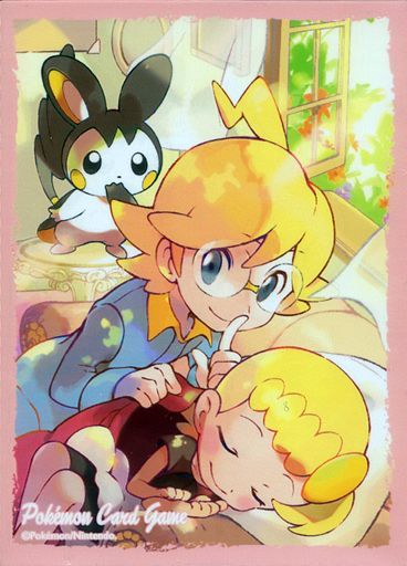【新品】ポケモンカードゲーム デッキシールド ユリーカ＆シトロン