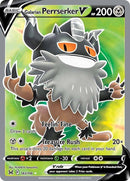 英語版)Galarian Perrserker V 183/196 ガラルニャイキングV