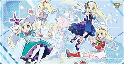 【新品】ポケモンカードゲーム ラバープレイマット おしゃれを楽しむリーリエ【S】