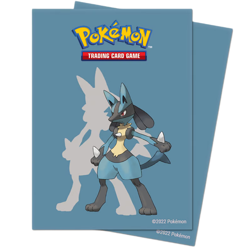 【状態A-】ポケモンカードゲーム デッキシールド 海外版 ルカリオ