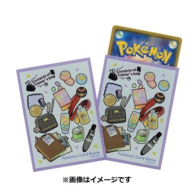 【状態A-】ポケモンカードゲーム デッキシールド Contents of Trainer's bag PL