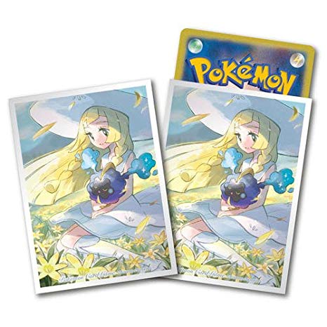 【新品】ポケモンカードゲーム デッキシールド プレミアム・マット リーリエ＆コスモッグ