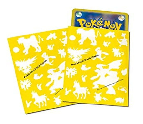 【新品】ポケモンカードゲーム オフィシャルデッキシールド 雷タイプ シルエット 32枚入り