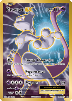 英語版)PSA10)ミュウツーEX SR 103/108 Mewtwo EX