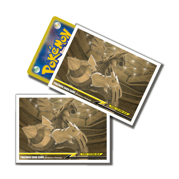 【新品】ポケモンカードゲーム デッキシールド ピカチュウ＆ゼクロムTAG TEAM GX WCSイラストver.