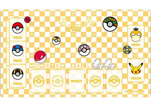 【状態A-】ポケモンカードゲーム ラバープレイマット 海外版 Monster Ball